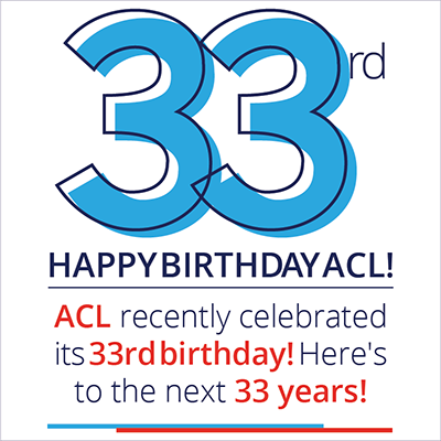 Happy 33rd Birthday ACL!